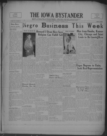 Iowa bystander. volume 46, number 21, November 13, 1941