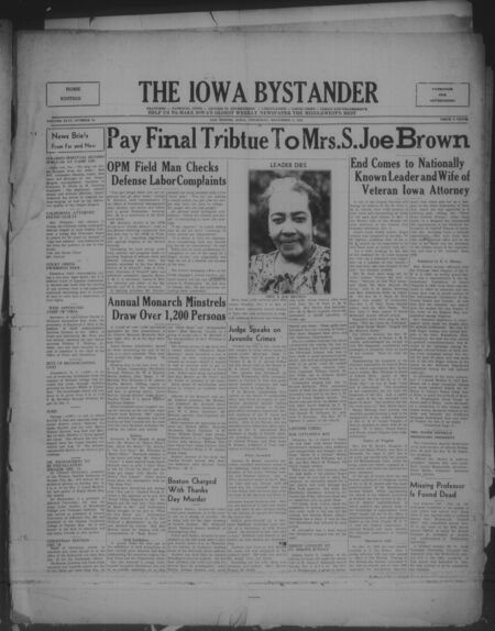 Iowa bystander. volume 46, number 24, December 04, 1941