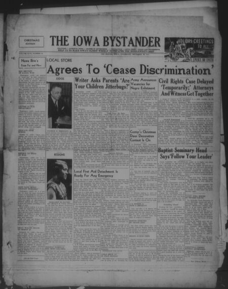 Iowa bystander. volume 46, number 26, December 18, 1941