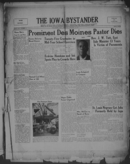 Iowa bystander. volume 46, number 31, January 22, 1942