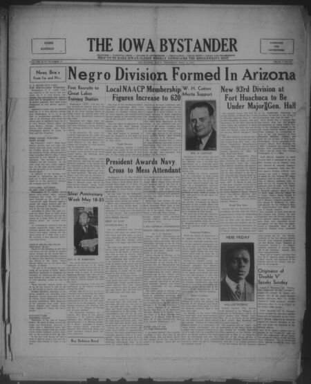 Iowa bystander. volume 46, number 47, May 14, 1942