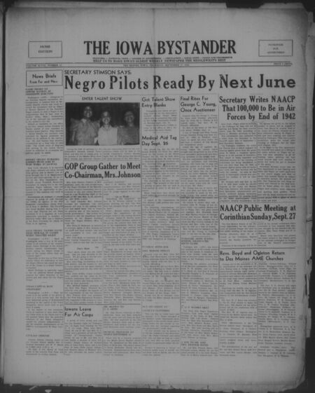 Iowa bystander. volume 43, number 28, December 24, 1936