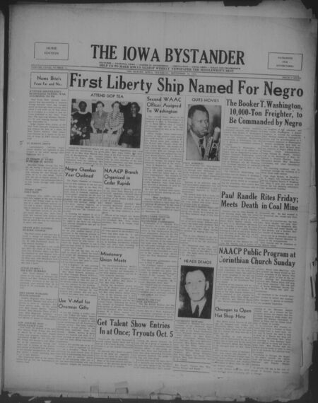 Iowa bystander. volume 48, number 14, September 24, 1942