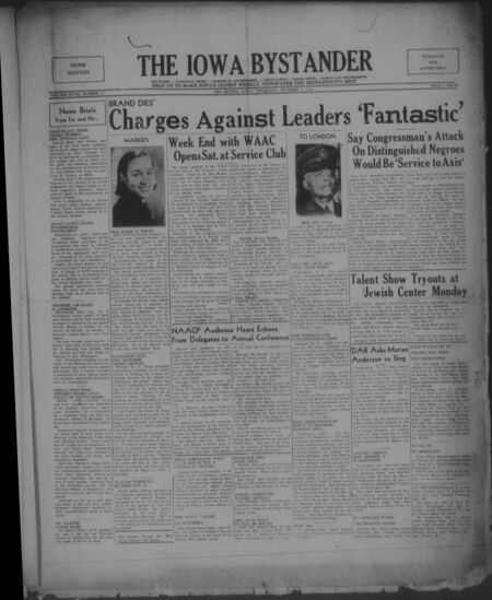 Iowa bystander. volume 48, number 15, October 01, 1942