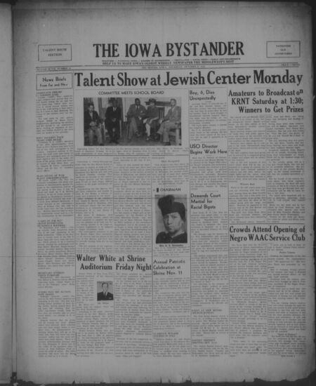 Iowa bystander. volume 48, number 16, October 08, 1942