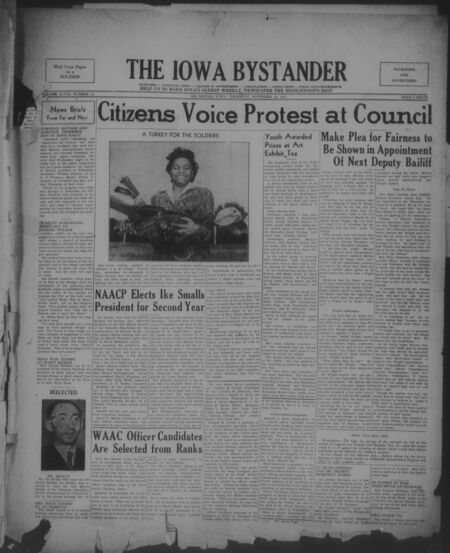 Iowa bystander. volume 48, number 23, November 26, 1942