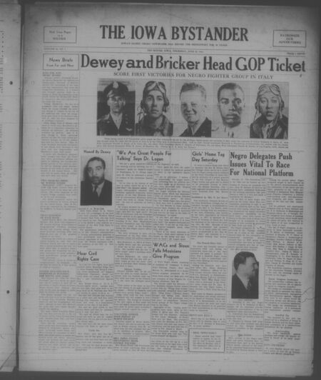Iowa bystander. volume 50, number 3, June 29, 1944