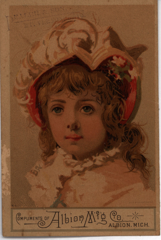 Illustrated advertisement for the Spring-Tooth Cultivator and Seeder offered by the Albion Manufacturing Company.