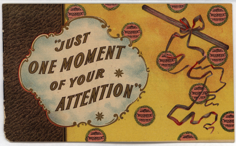 Mini-catalog describing the machinery offered by Adriance, Platt and Company including illustrated advertisements.