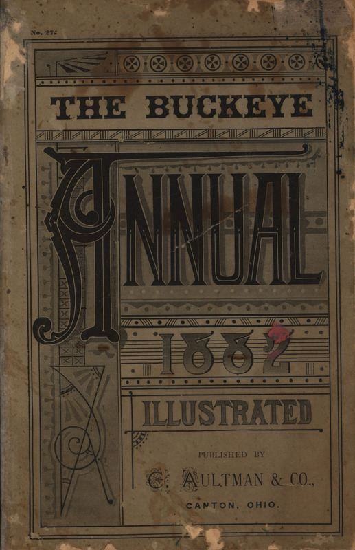 Catalog from C. Aultman and Company describing the Buckeye agricultural product line, including illustrations.