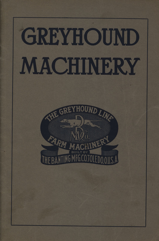 Greyhound Machinery catalog Agricultural Machinery Literature Collection