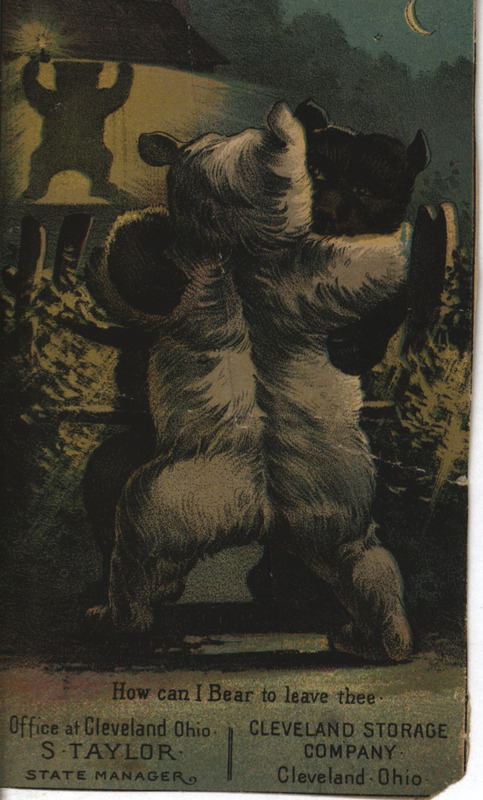 Illustrated advertisement card for the Farmers Favorite Grain Drill offered by Macedon Agricultural Works.