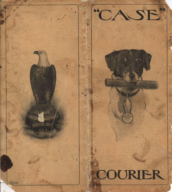 Catalog describing the agricultural products offered by J. I. Case Threshing Machine Company including company news and illustrations.