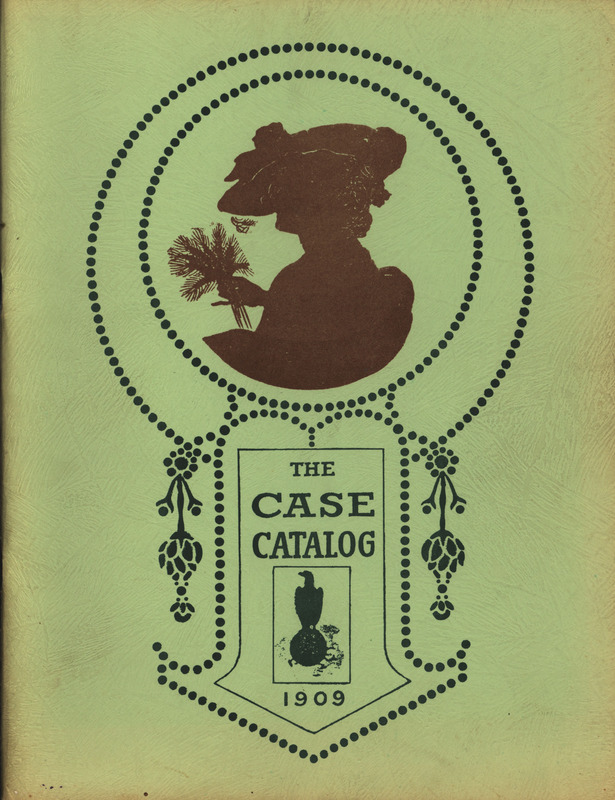 Catalog describing the agricultural products offered by J. I. Case Threshing Machine Company in 1909, includes illustrations and a price list.