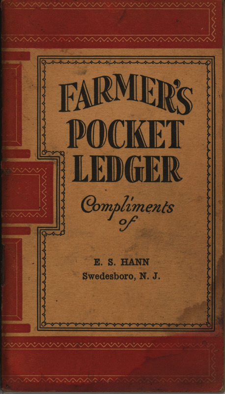 Illustrated pocket book from John Deere Implement Company including useful information for farmers, John Deere advertisements, etc.