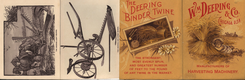 Illustrated advertisement pamphlet for WM. Deering and Company.
