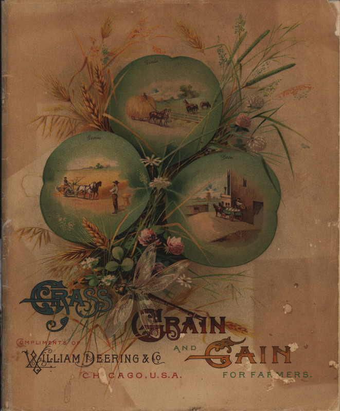 Illustrated catalog for William Deering and Company, including an article on money management for farmers.