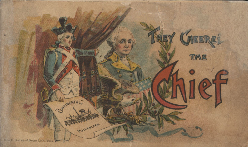 Illustrated advertisement booklet for the Continental Harvesting Machinery offered by Johnston Harvester Company.