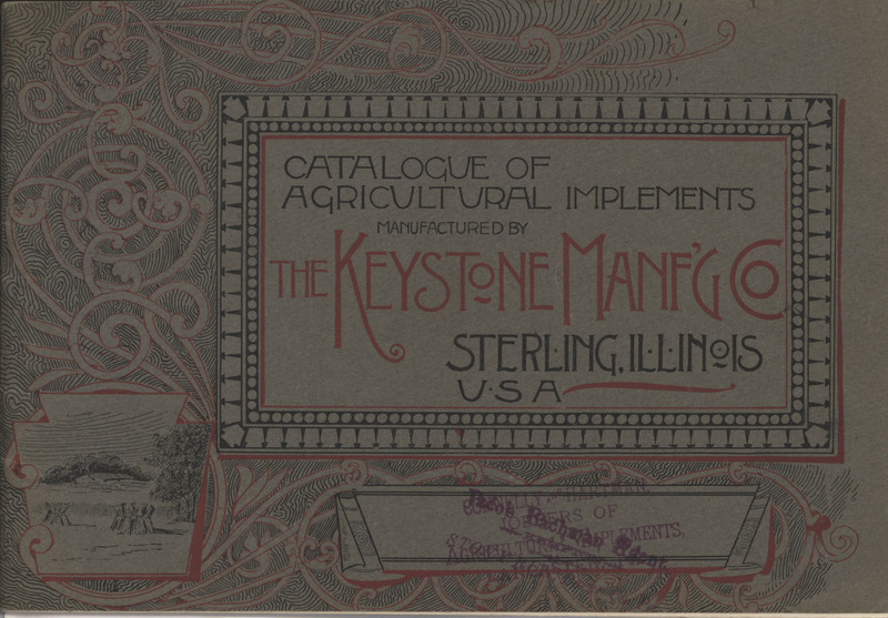 Illustrated catalog advertising the products offered by the Keystone Manufacturing Company.