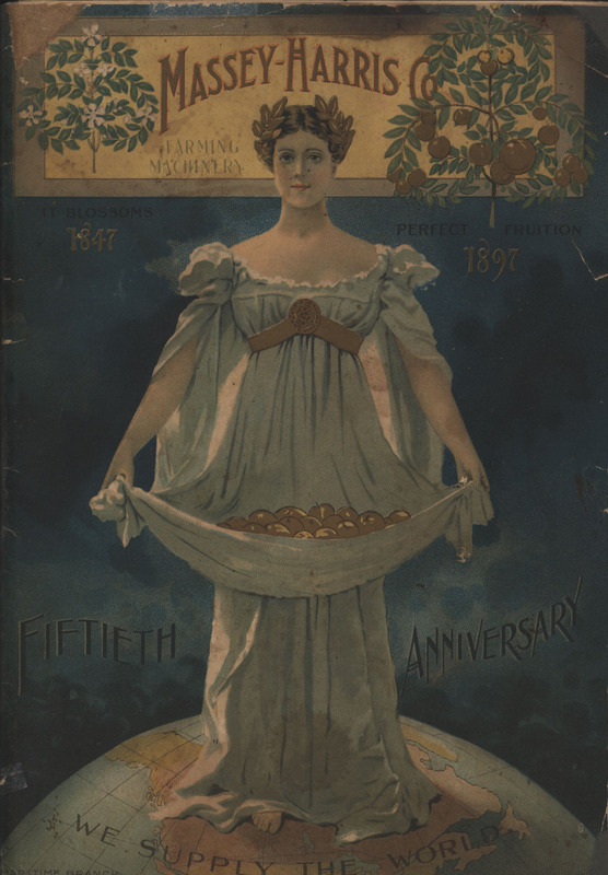 Illustrated catalog describing the agricultural implements offered by the Massey-Harris Company in 1897.