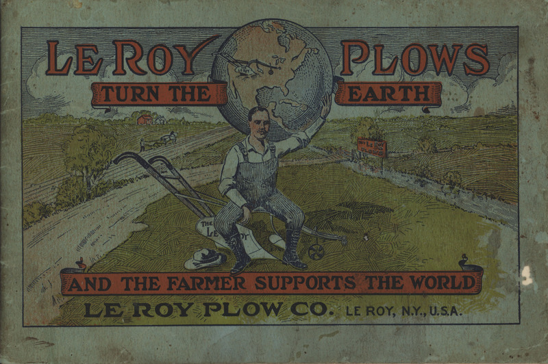 Illustrated catalog describing the plows and related products offered by the Le Roy Plow Company.