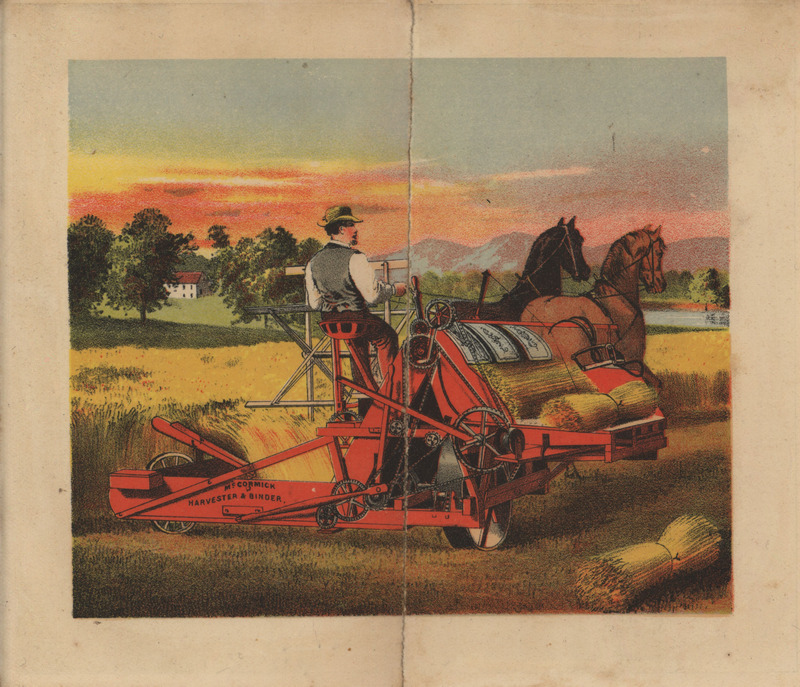 McCormick's Agricultural Works illustrated advertisement