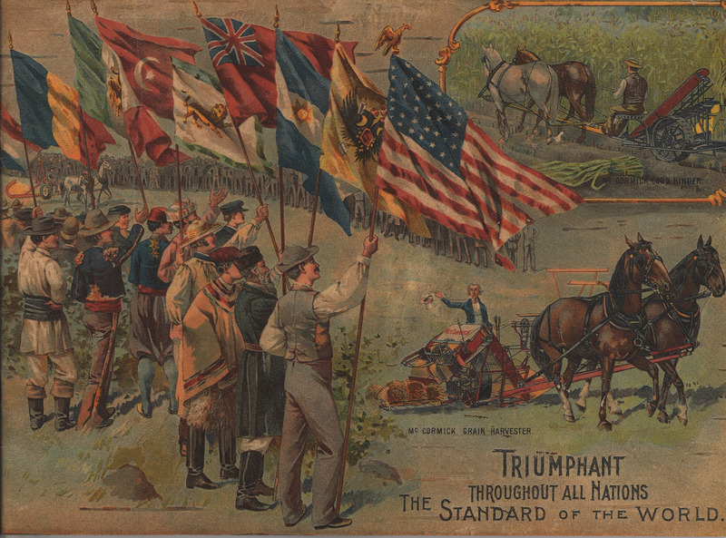 Illustrated catalog describing the agricultural implements offered by the McCormick Harvesting Machine Company in 1896.