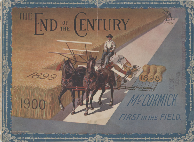 Illustrated catalog describing the agricultural implements offered by McCormick Harvesting Machine Company in 1900.