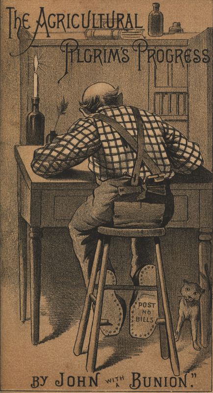 Promotional material for the Moline Plow Company. Contains a fictional story about a farmer using Moline machinery and achieving success.