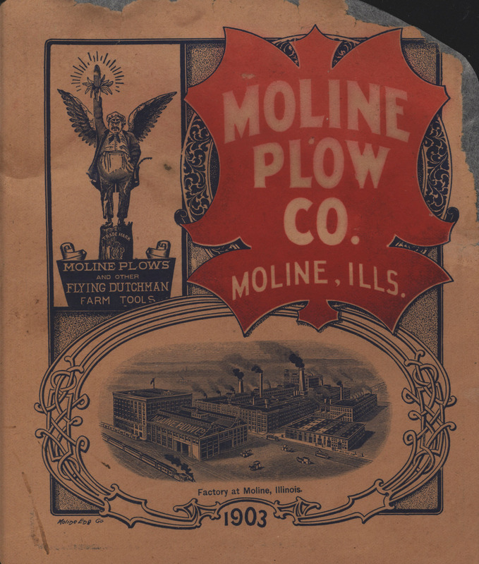 Illustrated catalog advertising the machinery manufactured by the Moline Plow Company.