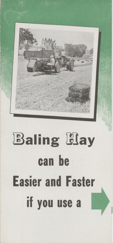 Illustrated advertisement for New Holland Machine Company.