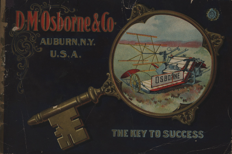 Illustrated catalog describing the agricultural implements offered by D. M. Osborne and Company in 1901.