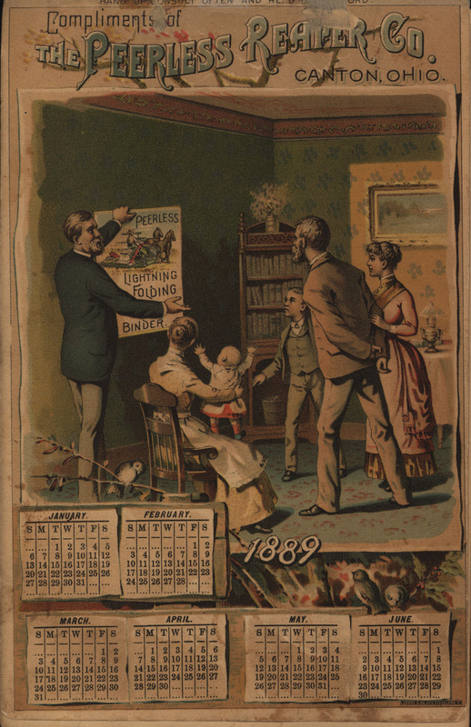 Illustrated catalog advertising the products manufactured by the Peerless Reaper Company.