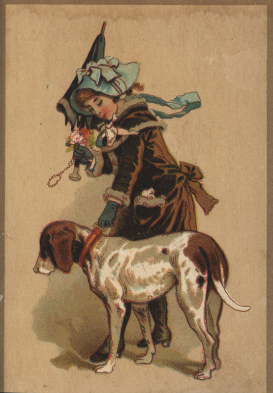 Illustrated advertisement card for the Improved Rawson Mower offered by the Rawson Manufacturing Company.