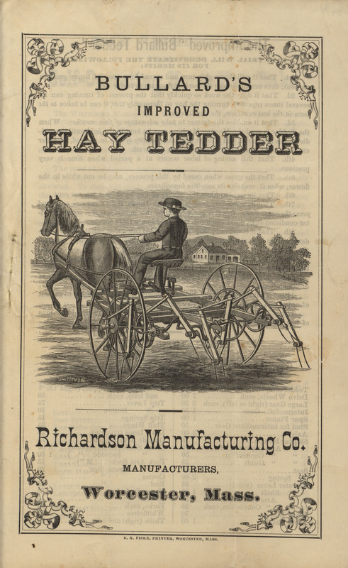 Illustrated Booklet advertising products offered by the Richardson Manufacturing Company.
