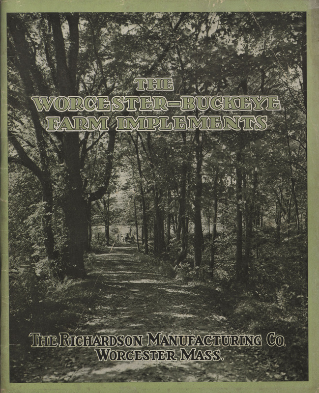 Illustrated catalog advertising the products offered by the Richardson Manufacturing Company.