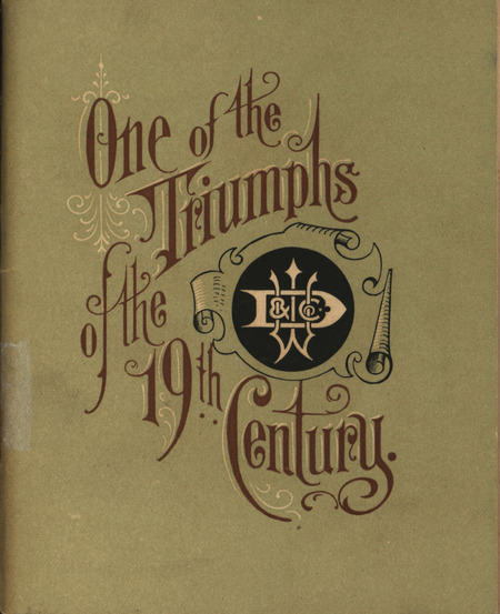 Illustrated catalog describing the agricultural machinery offered by WM. Deering and Company in 1893.