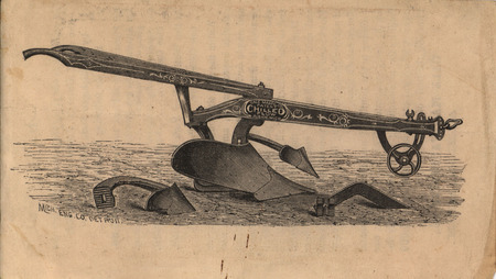 Illustrated advertisement for the Gale Manufacturing Company in 1876.