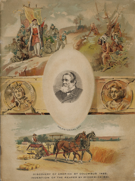 Illustrated catalog describing the agricultural implements offered by McCormick Harvesting Machine Company in 1893.