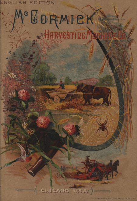 Illustrated catalog describing the agricultural implements offered by McCormick Harvesting Machine Company in 1891.