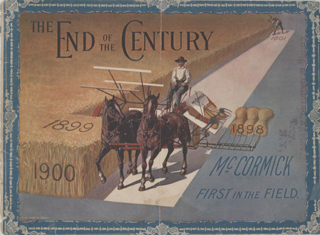 Illustrated catalog describing the agricultural implements offered by McCormick Harvesting Machine Company in 1900.