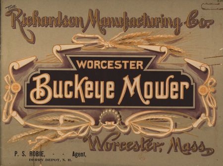 Illustrated catalog advertising the products offered by the Richardson Manufacturing Company.