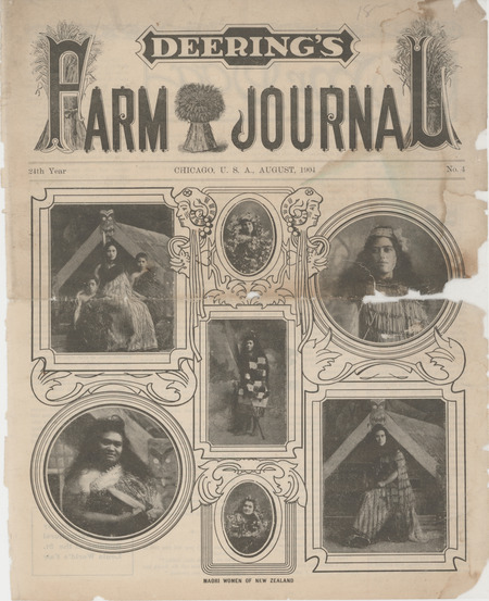 Illustrated issue from August 1904 of the Deering's Farm Journal.