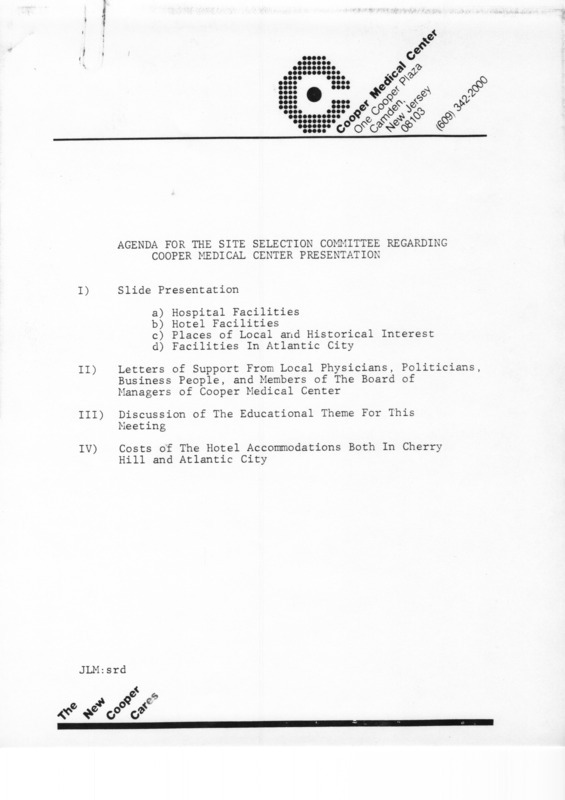 Contains agenda, correspondence, and reports.