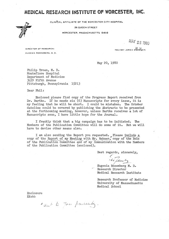 Contains correspondence and memoranda.