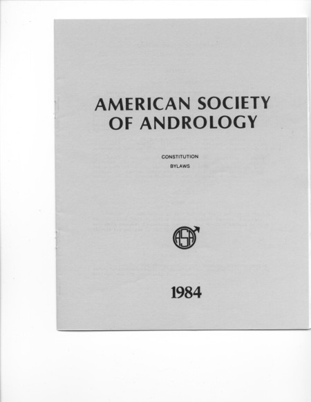 Printed and bound copy of the 1984 Constitution and By-laws.