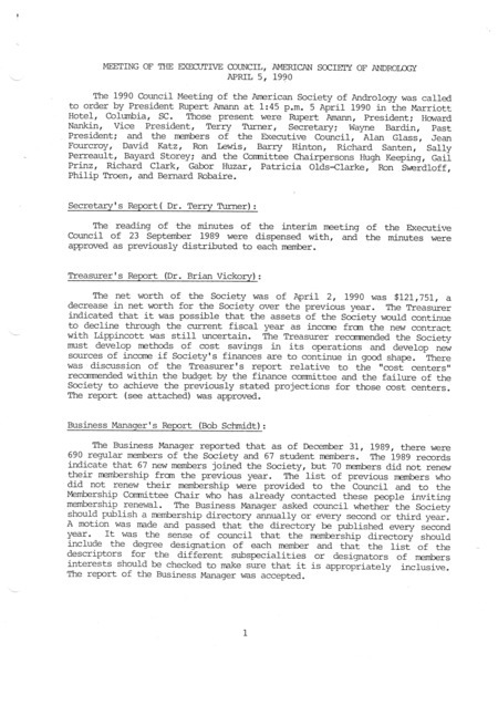 Contains correspondence, minutes, reports, and lists of officers.