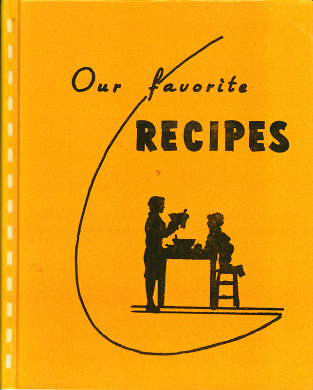 A community cookbook compiled by members and friends of the First United Presbyterian Church, Fairfield, Iowa. Sections include appetizers, salads, soups, main dishes, vegetables, breads, cakes, desserts, cookies, and candies, reflecting the domestic culinary practices and food culture of the time.