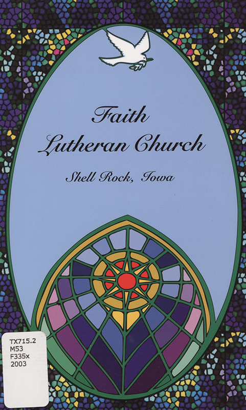 This cookbook compiled by the Faith Lutheran Church includes a timeline of the church.