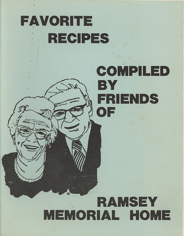 This cookbook compiled by Friends of the Ramsey Memorial Home includes a history of the Fellowship of John and the Ramsey Memorial Home.